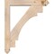 Ekena Millwork Merced Arts and Crafts Smooth Bracket w/ Offset Brace, Douglas Fir, 5 1/2"W x 30"D x 36"H BKT0604X30X36MRC03SDF - alternate 3